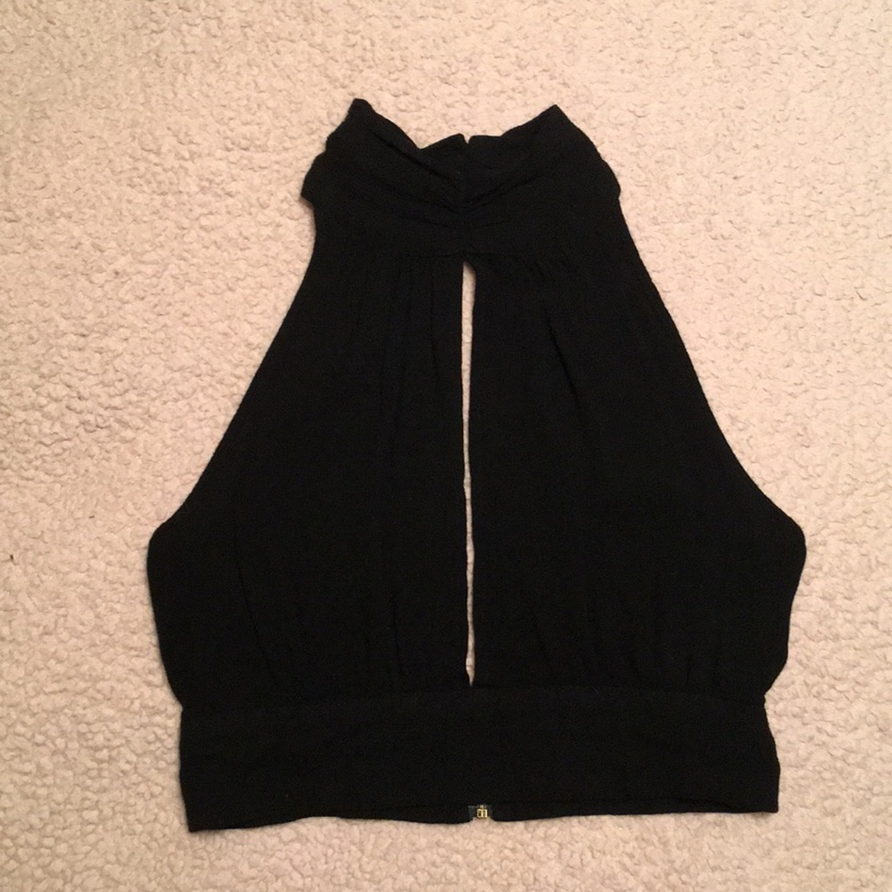 Urban Outfitters Cropped Slit Top